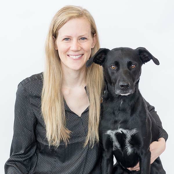 Dr. Amelia Campbell with pet