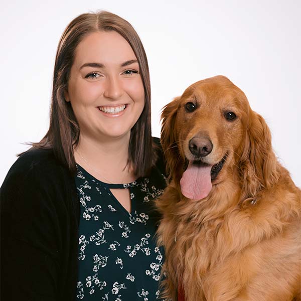 Dr. Savanna Bentley with pet