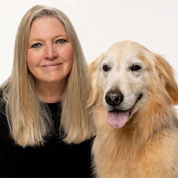 Dr. Patricia Williams with pet