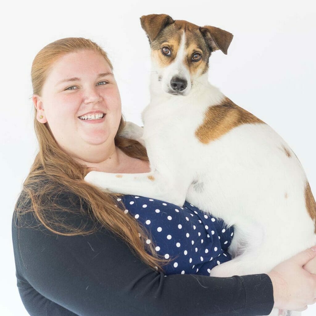 Dr. Bernadette Prettegiani with pet