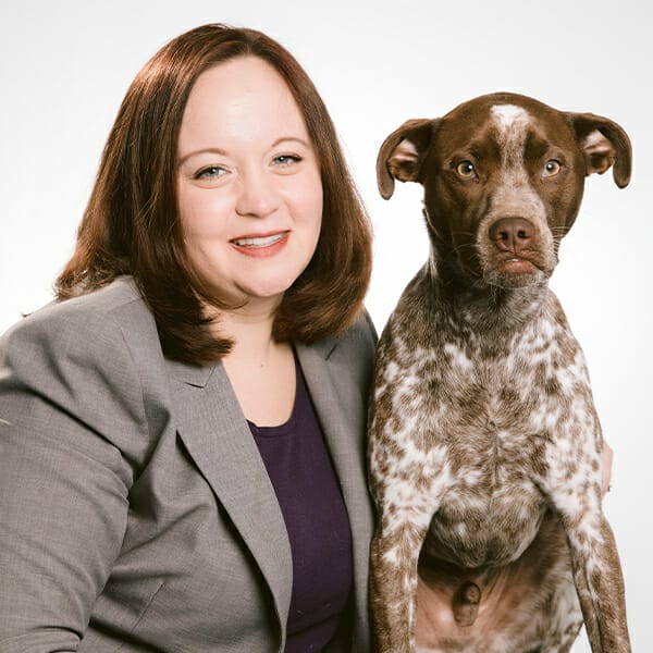 Dr. Tiffany Elgersma with pet