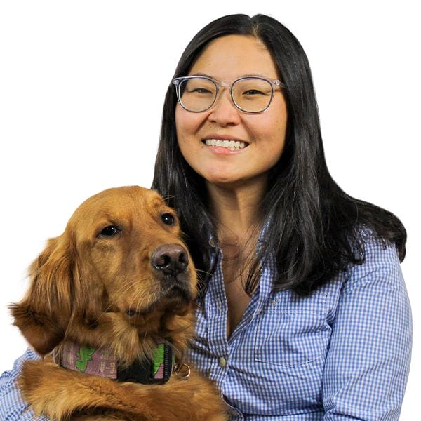 Dr. Sylvia Lee with pet