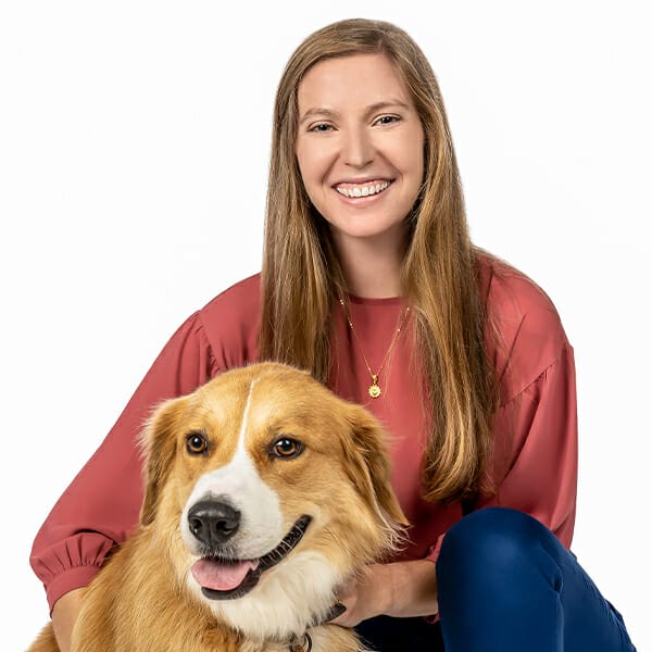Dr. Lindsay Powers with pet