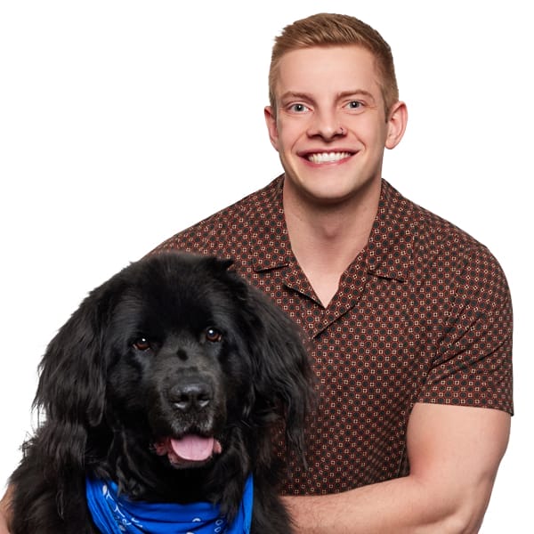 Dr. Alan Ludwikowski with pet