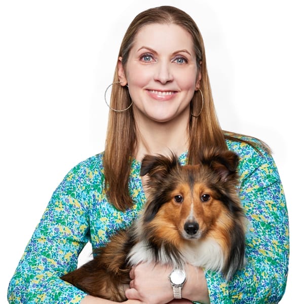 Dr. Kristin Montgomery with pet