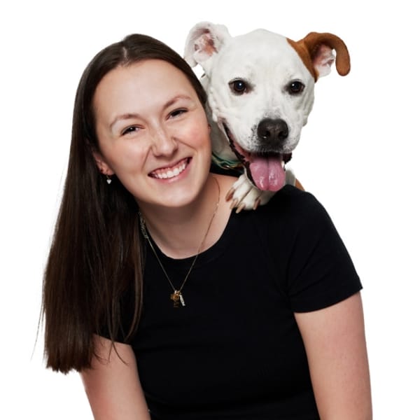 Dr. Maria Giorgi with pet