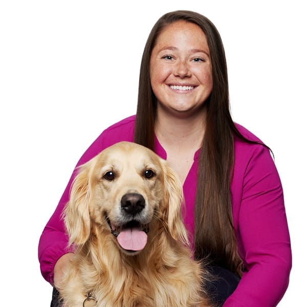 Dr. Allison Schroeder with pet