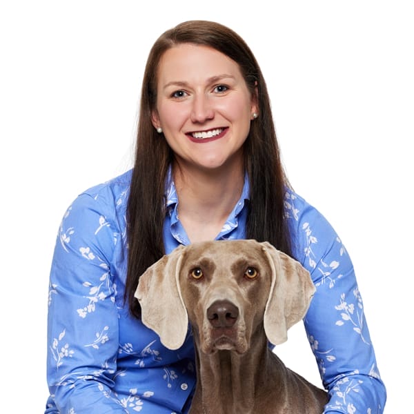 Dr. Lindsey Elster with pet