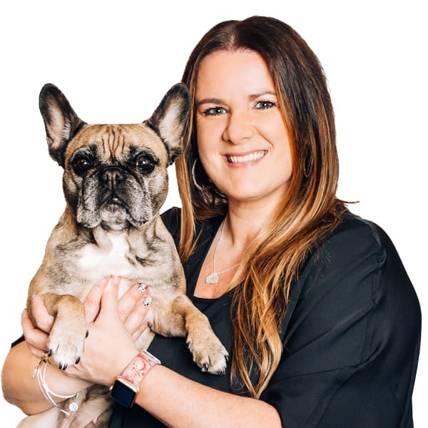 Ashley Campa with pet