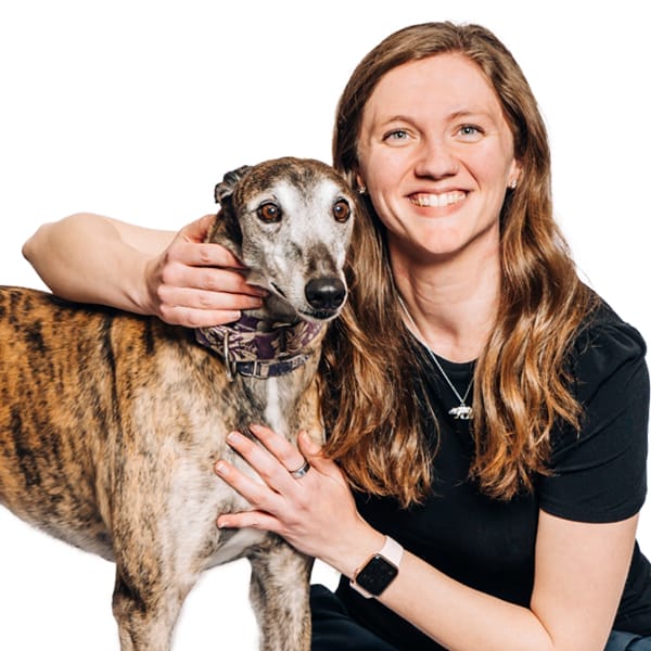 Dr. Caroline Thompson with pet
