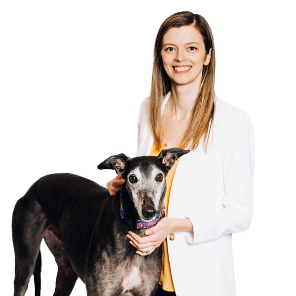 Dr. Jessica Young with pet