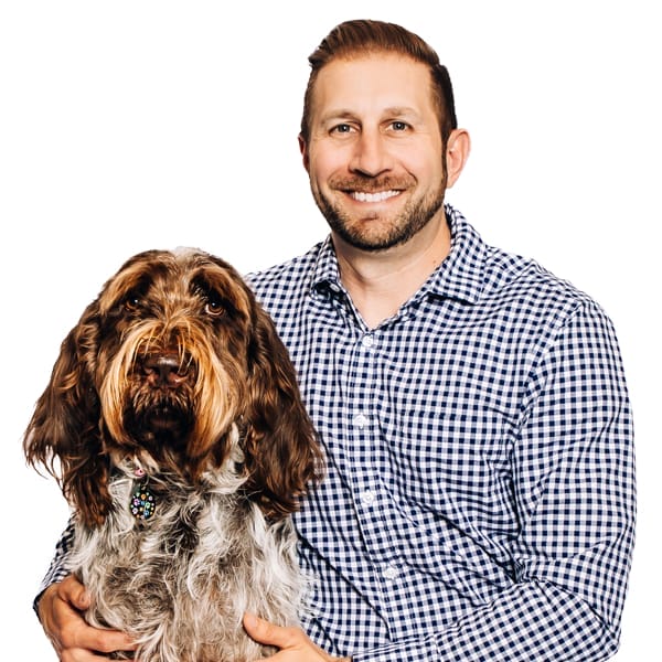 Dr. Joseph Ielapi with pet