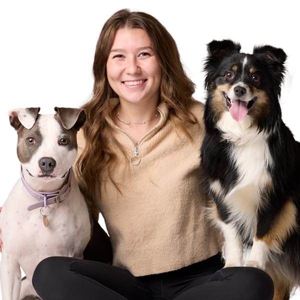 Dr. Mariko White with pets