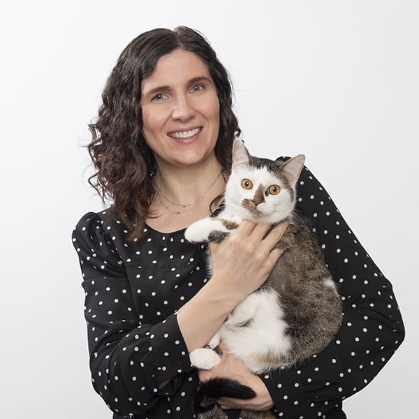 Dr. Maura Faller with pet