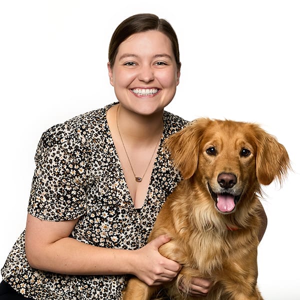 Dr. Megan Donovan with pet