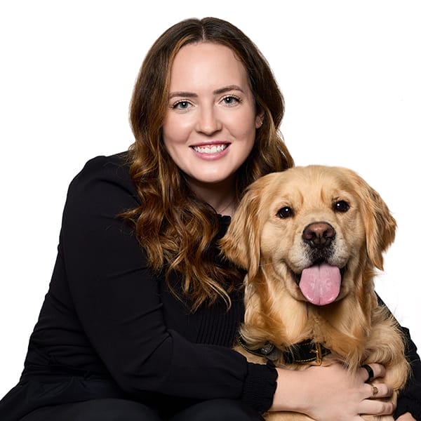 Dr. Sadie Stover with pet