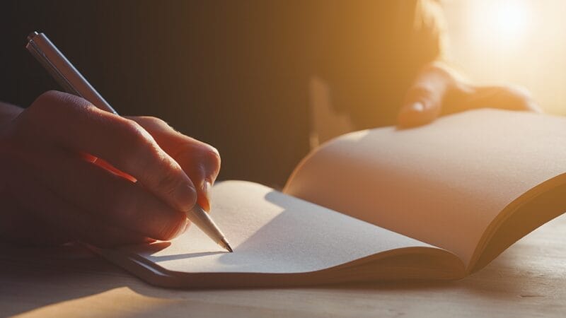 processing grief of a pet diagnosis by journaling