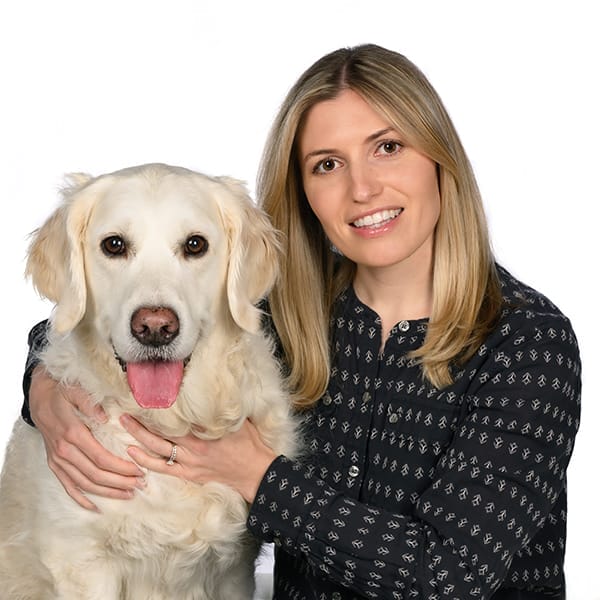 Dr. Brittany Kain with pet