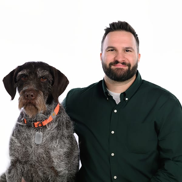 Dr. Jordan Assenmacher with pet