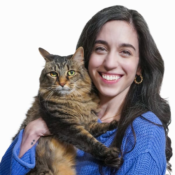Dr. Cortney Pelznek with pet
