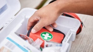 making a pet first aid kit