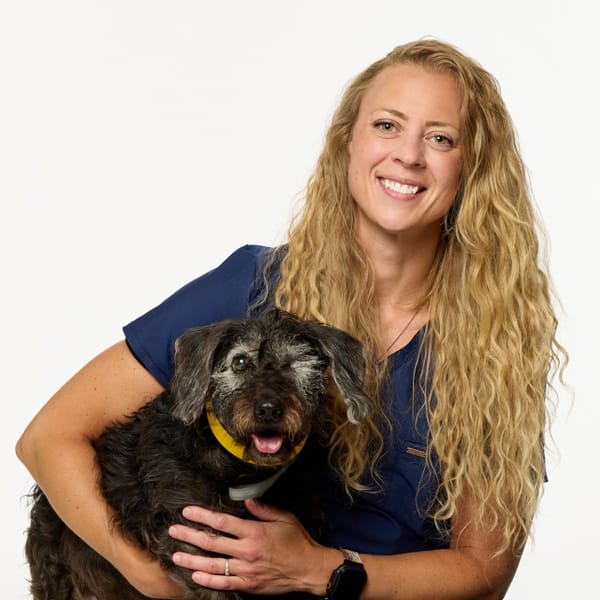 Dr. Denise Radkey with pet