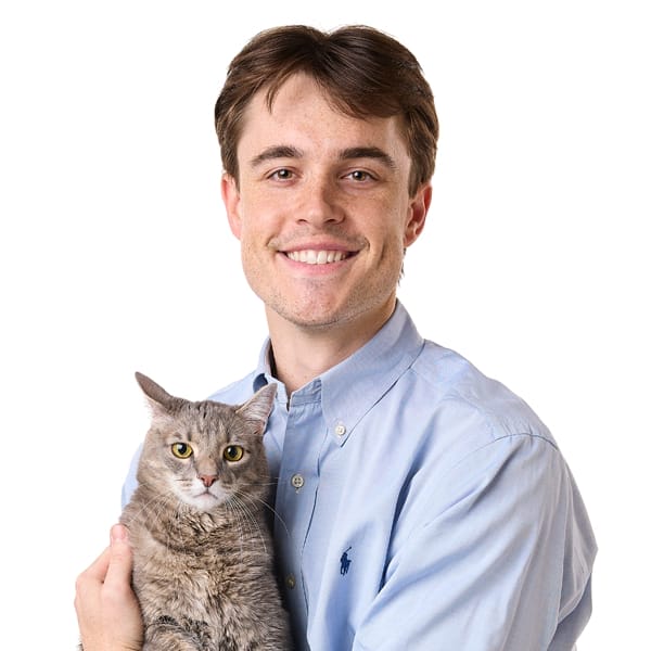 Dr. Matthew Harjes with pet