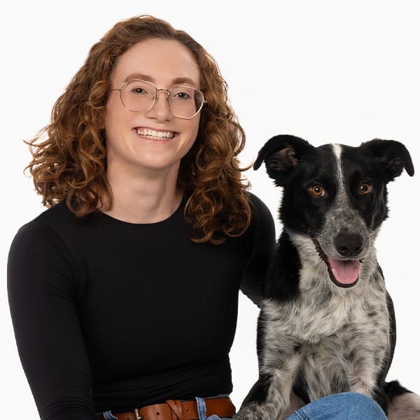 Dr. Samantha Harris with pet