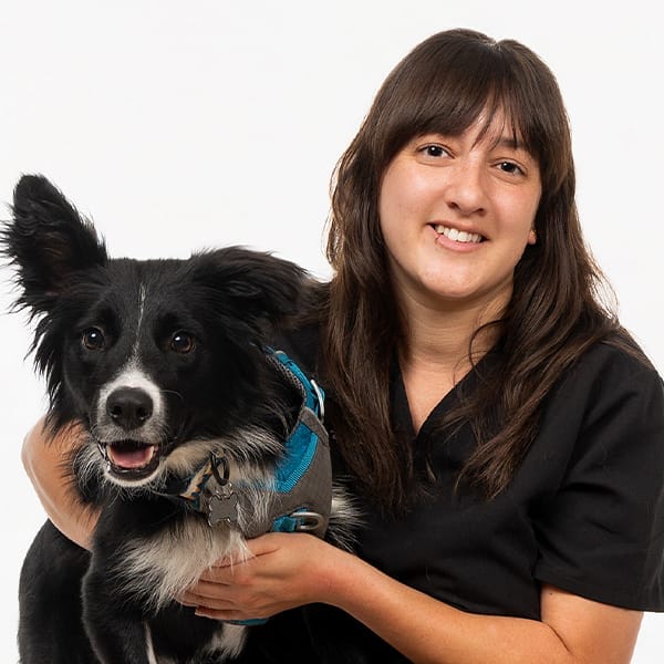 Dr. Taylor Traxler with pet