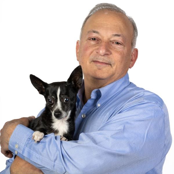 Dr. Todd Tobias with pet