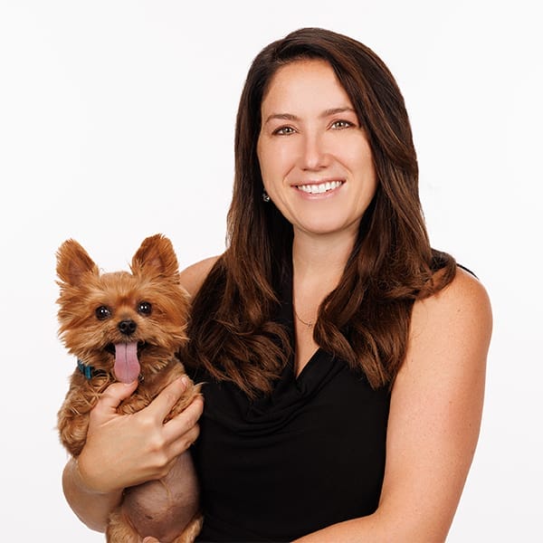 Dr. Gloriana Halterman with pet