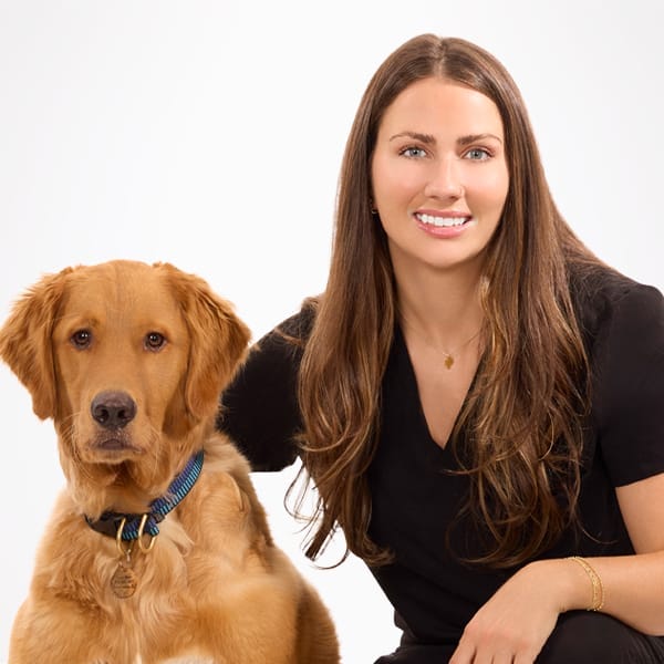 Dr. Lynn Maki with pet