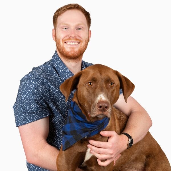 Dr. Daniel ZGodzay with pet