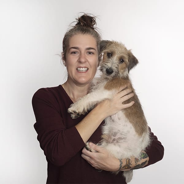 Dr. Hillary Voris with pet