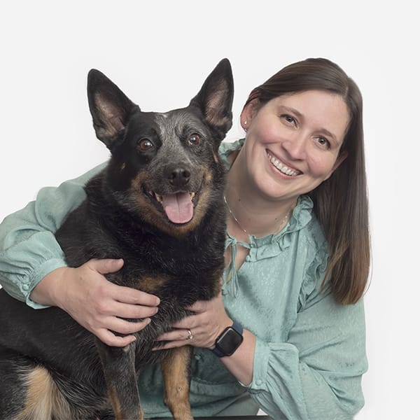 Trista Crotti with pet