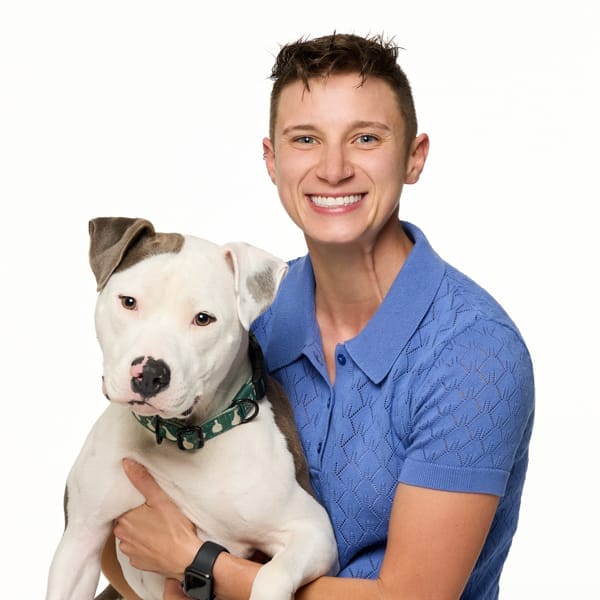 Dr. Jillian Hennessey with pet