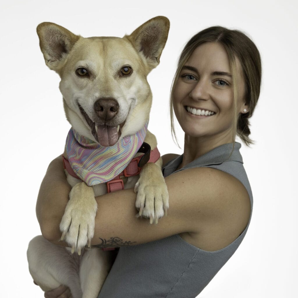 Dr. Tori Smetana with pet