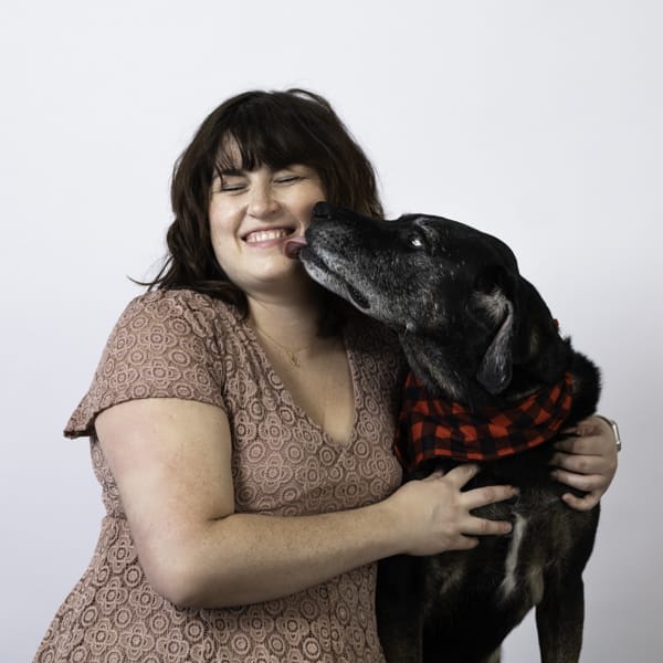 Dr. Ashlee Skomp with pet