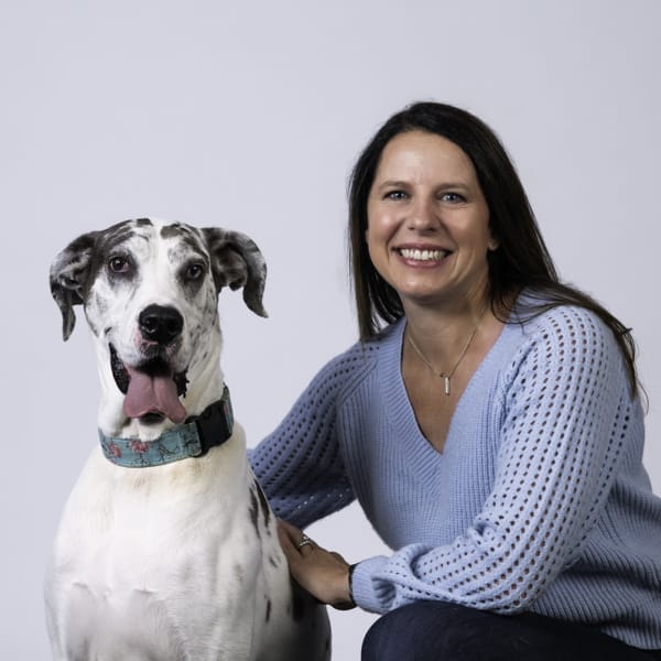 Dr. Jennifer Kesler with pet