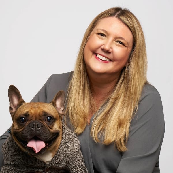 Heather Zamer with pet