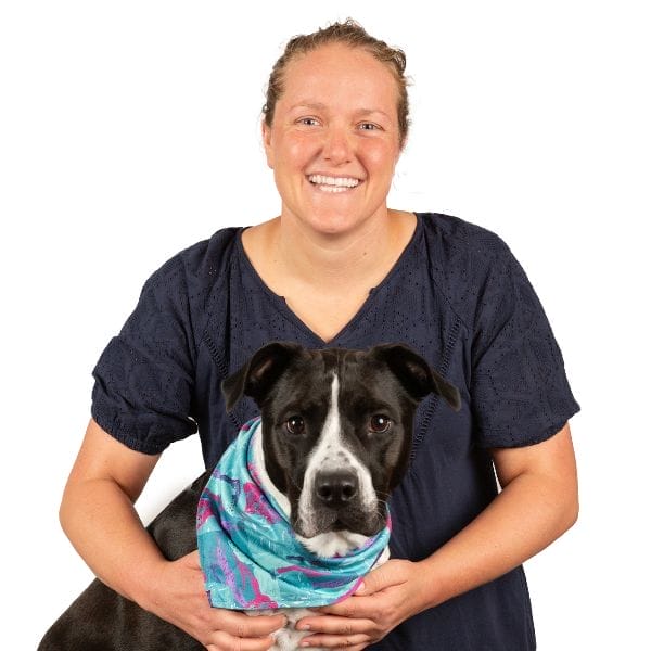 Dr. Alexa Danner with pet