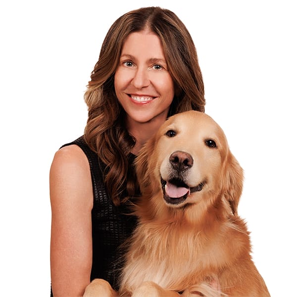 Dr. Raegan Wells with pet