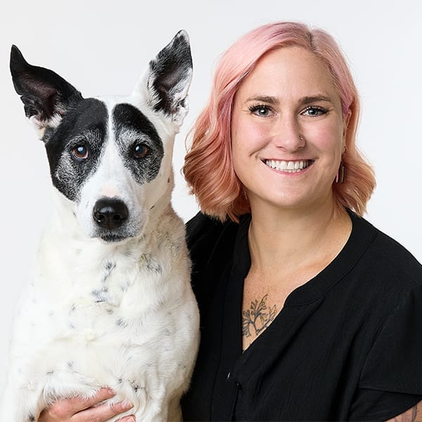 Dr. Trish Paulos with pet