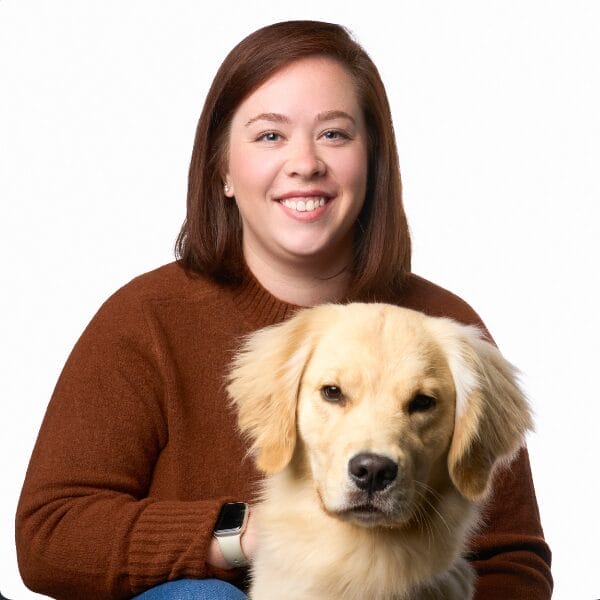 Dr. Katie Pansini with pet