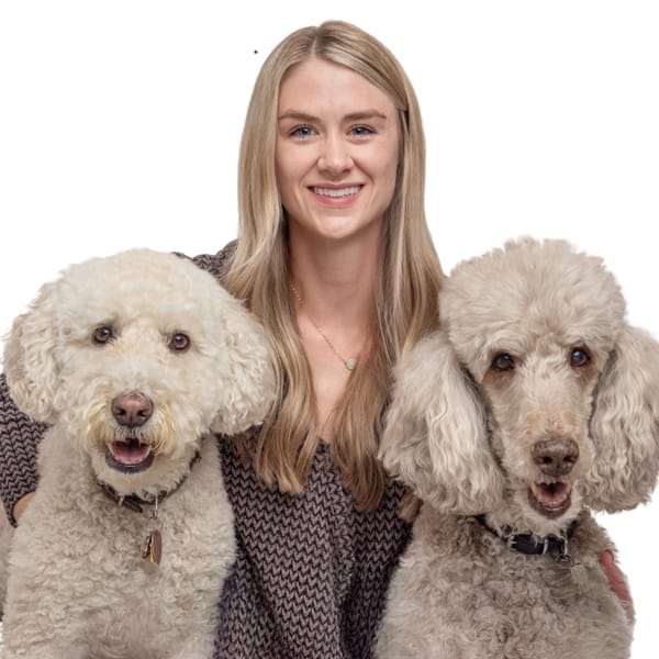 Dr. Abby Sturbaum with pets