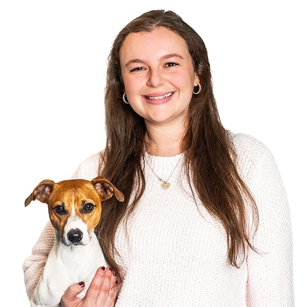 Dr. Samantha Hirshberg with pet
