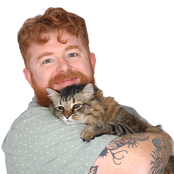 Dr. Casey Wesselman with pet