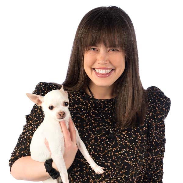 Laurie Maxwell with pet